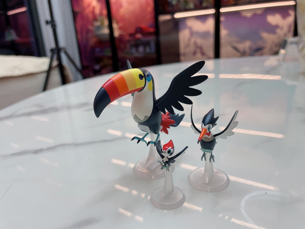 [IN STOCK] 1/20 Scale World Figure [SXG] - Pikipek & Trumbeak & Toucannon