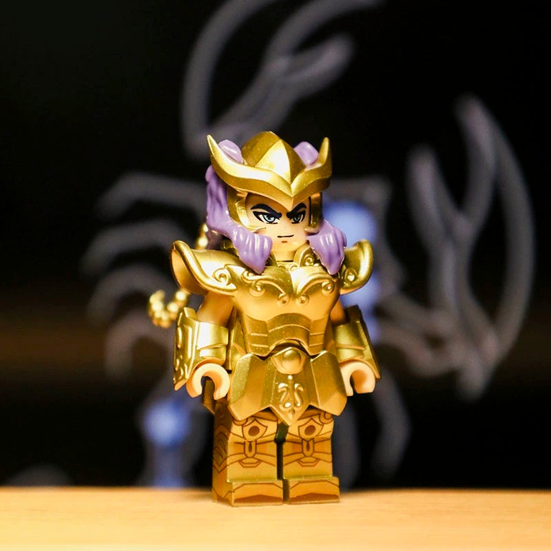 [IN STOCK] Custom Designed Minifigure [MINIFIGURE WORLD] - Gold Saint