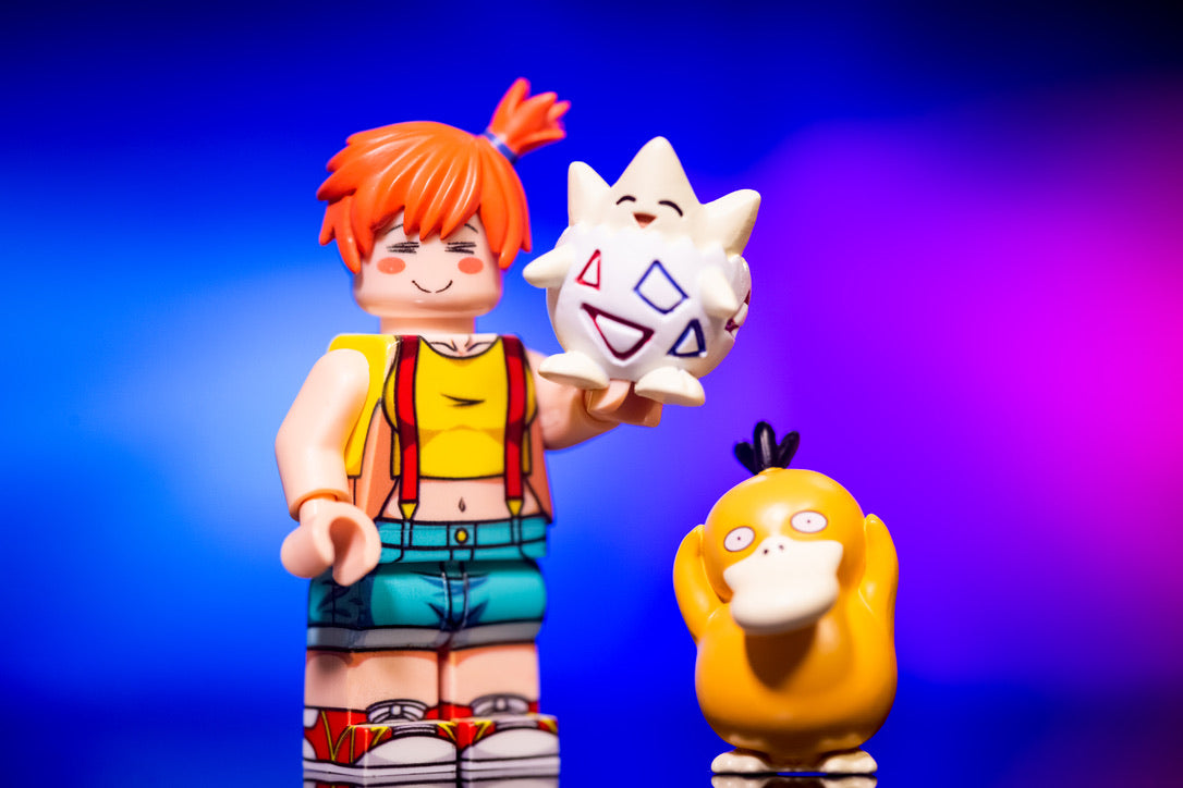 [IN STOCK] Pokemon Minifigure [Liberty Brick] - Misty & Psyduck & Togepi