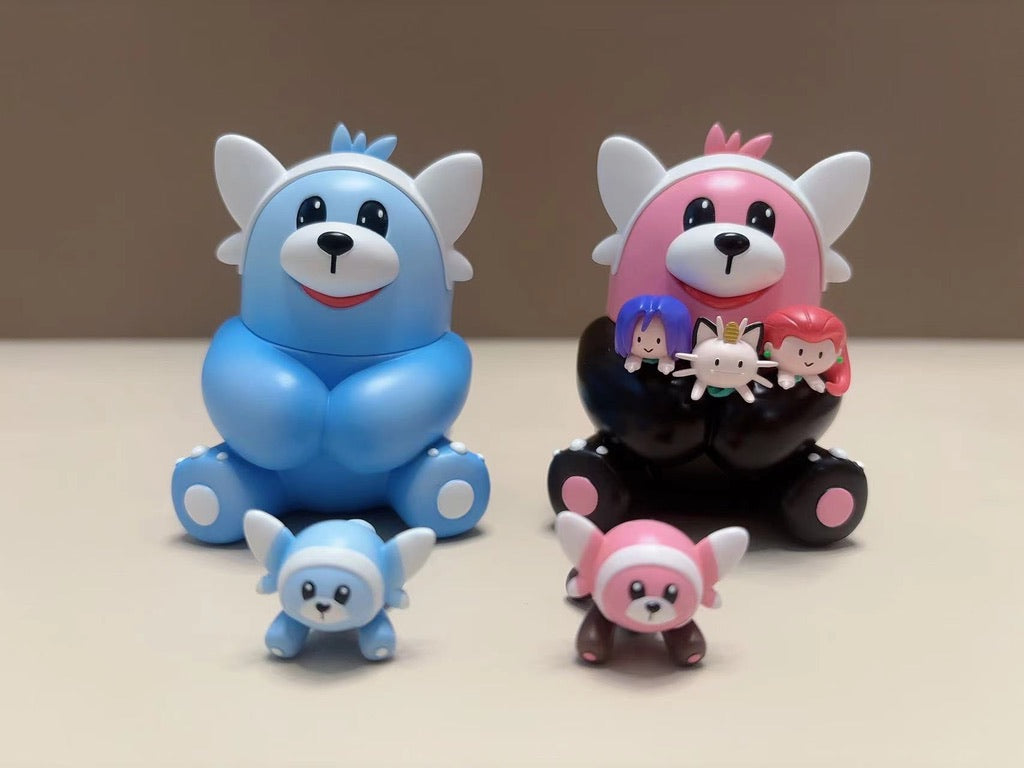 [PREORDER] 1/20 Scale World Figure [TEAM ROCKET] - Stufful & Bewear