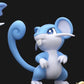 [PREORDER] 1/20 Scale World Figure [WONDER] - Rattata & Raticate
