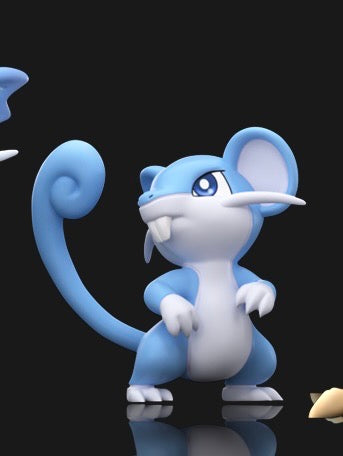 [PREORDER] 1/20 Scale World Figure [WONDER] - Rattata & Raticate