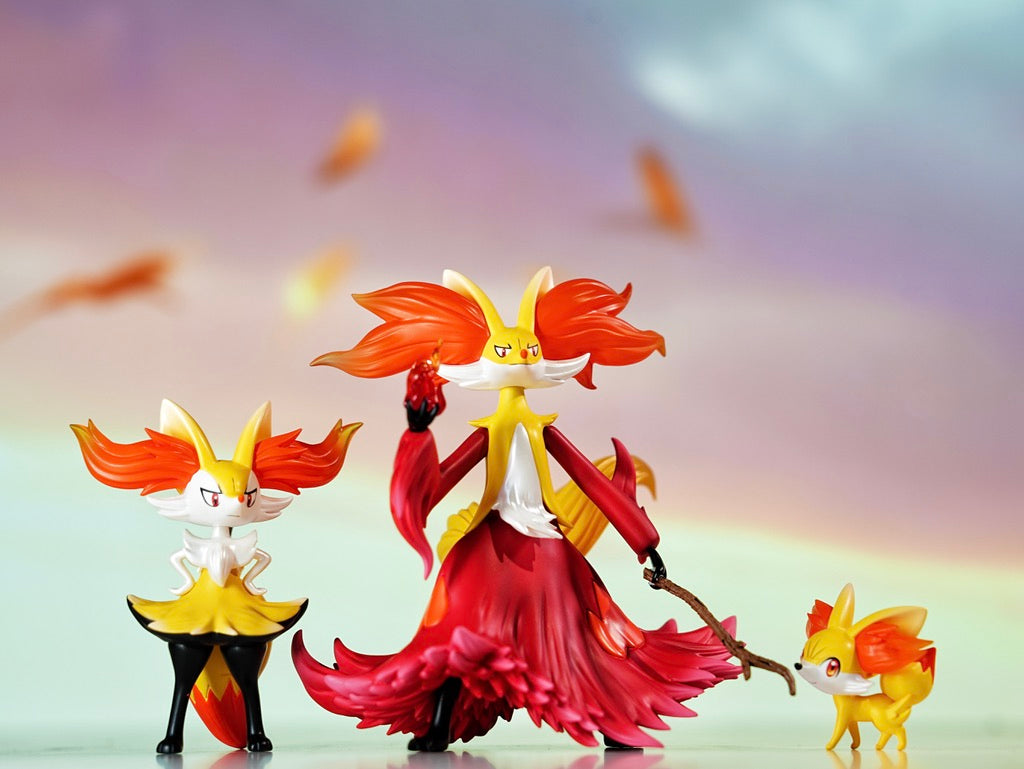 [IN STOCK] 1/20 Scale World Figure [MOYU] - Fennekin & Braixen & Delphox