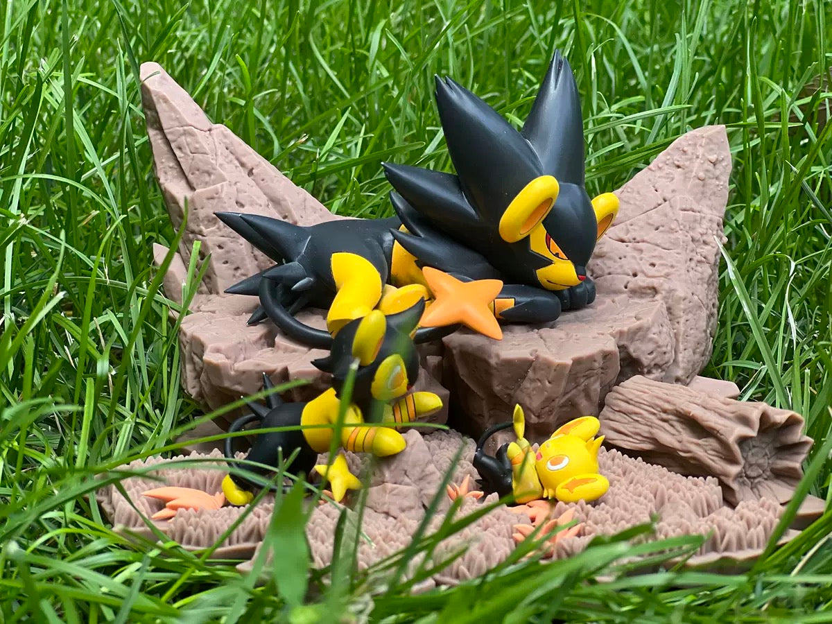 [PREORDER] 1/20 Scale World Figure [ZB] - Shinx & Luxio & Luxray