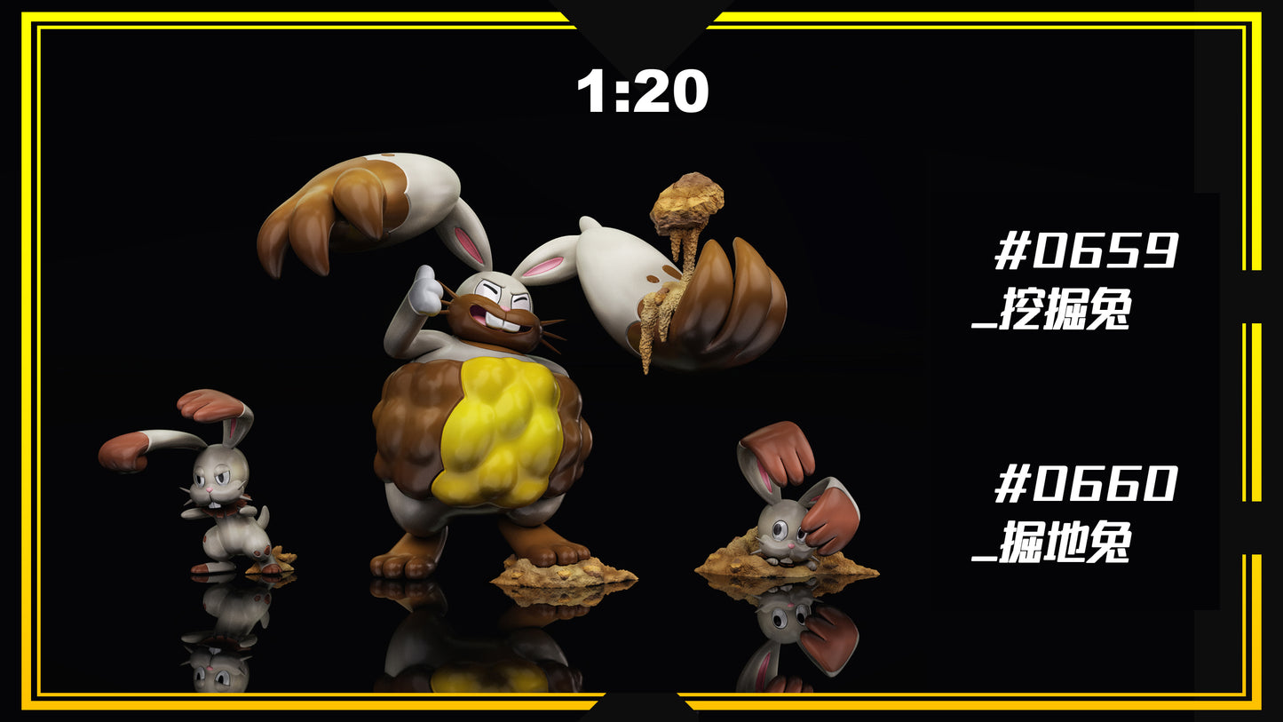 [PREORDER] 1/20 Scale World Figure [SXG] - Bunnelby & Diggersby