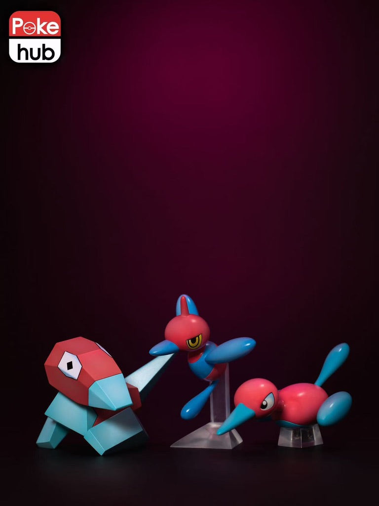 [PREORDER] 1/20 Scale World Figure [POKEHUB] - Porygon & Porygon2 & Porygon-Z