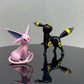 [IN STOCK] 1/20 Scale World Figure [MIRACLE ISLAND] - Espeon & Umbreon