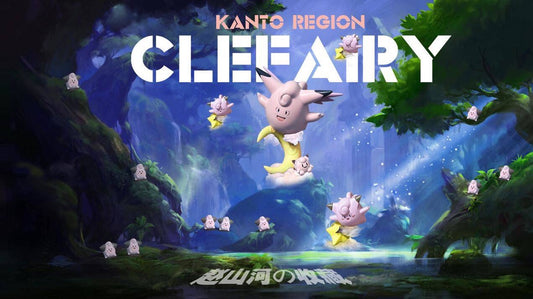 [IN STOCK] 1/20 Scale World Figure [BQG] - Clefairy & Clefable & Cleffa