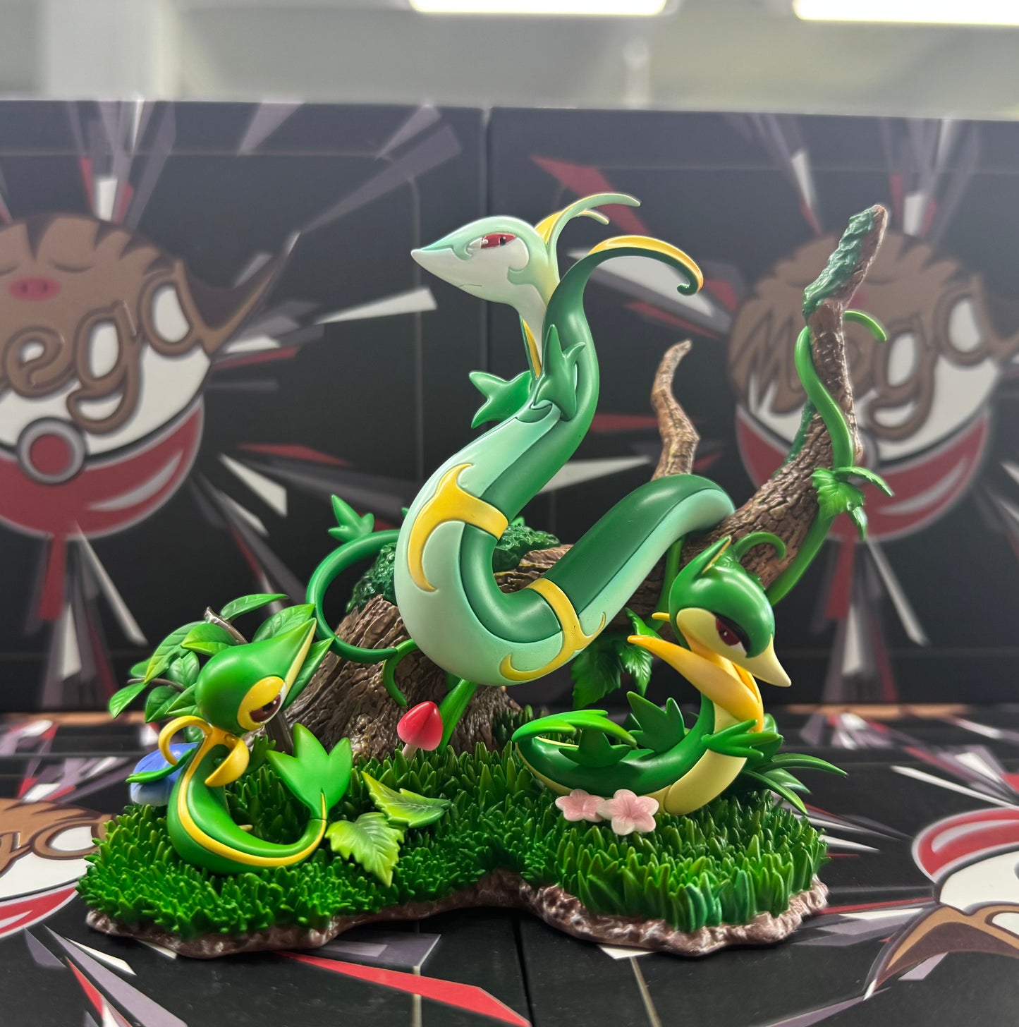 [PREORDER] 1/20 Scale World Figure [MEGAZZ] - Snivy & Servine & Serperior