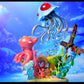 [IN STOCK] 1/20 Scale World Figure [XO] - Tentacool & Tentacruel & Remoraid & Octillery