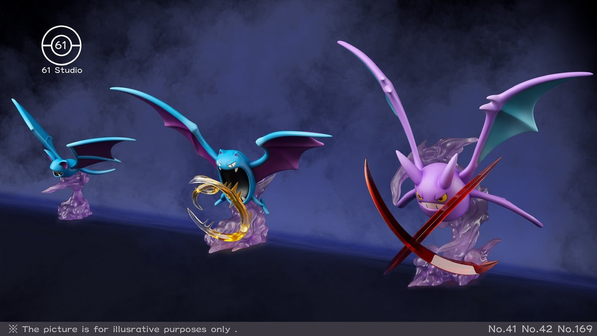 [REMAINING BALANCE] 1/20 Scale World Figure [61] - Zubat & Golbat & Crobat