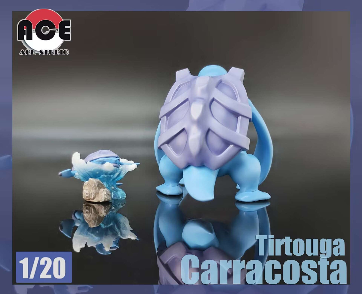 [PREORDER CLOSED] 1/20 Scale World Figure [ACE] - Tirtouga & Carracosta