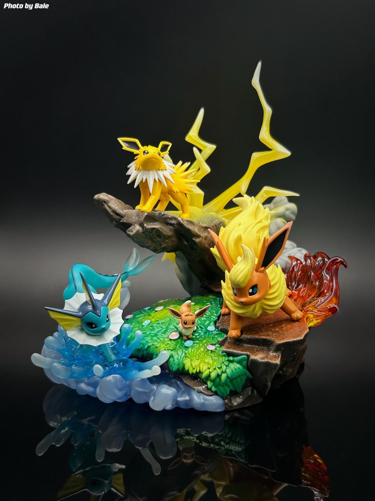 [IN STOCK] 1/20 Scale World Figure [DCG] - Eevee & Vaporeon & Jolteon & Flareon