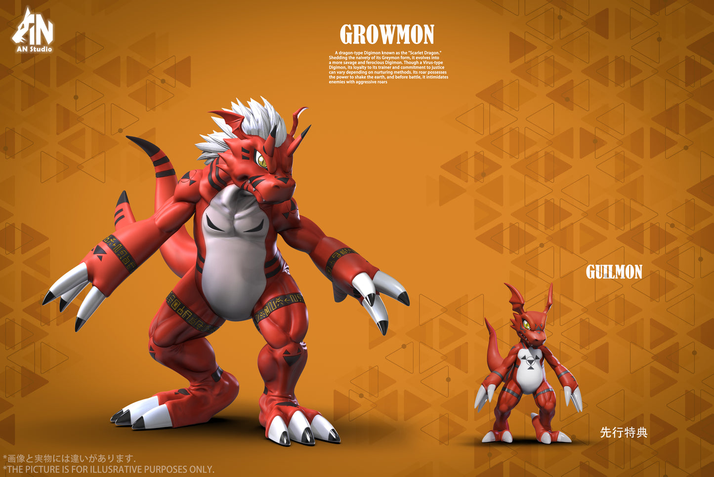 [PREORDER] Digimon Figure [AN] - Growmon
