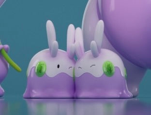 [PREORDER] 1/20 Scale World Figure [ZOO] - Goomy & Sliggoo & Goodra