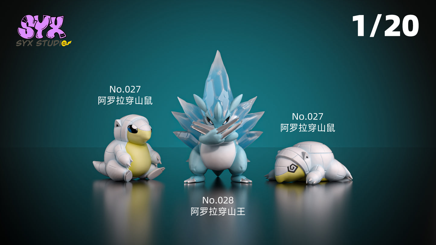 [PREORDER] 1/20 Scale World Figure [SYX] - Alolan Sandshrew & Sandslash