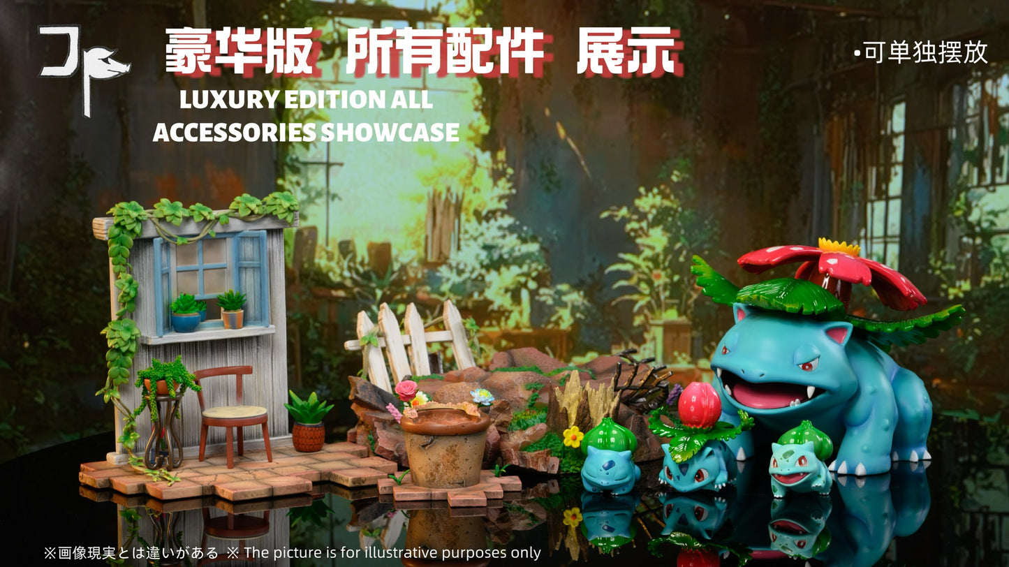 [PREORDER] 1/20 Scale World Figure [JP] - Bulbasaur & Ivysaur & Venusaur