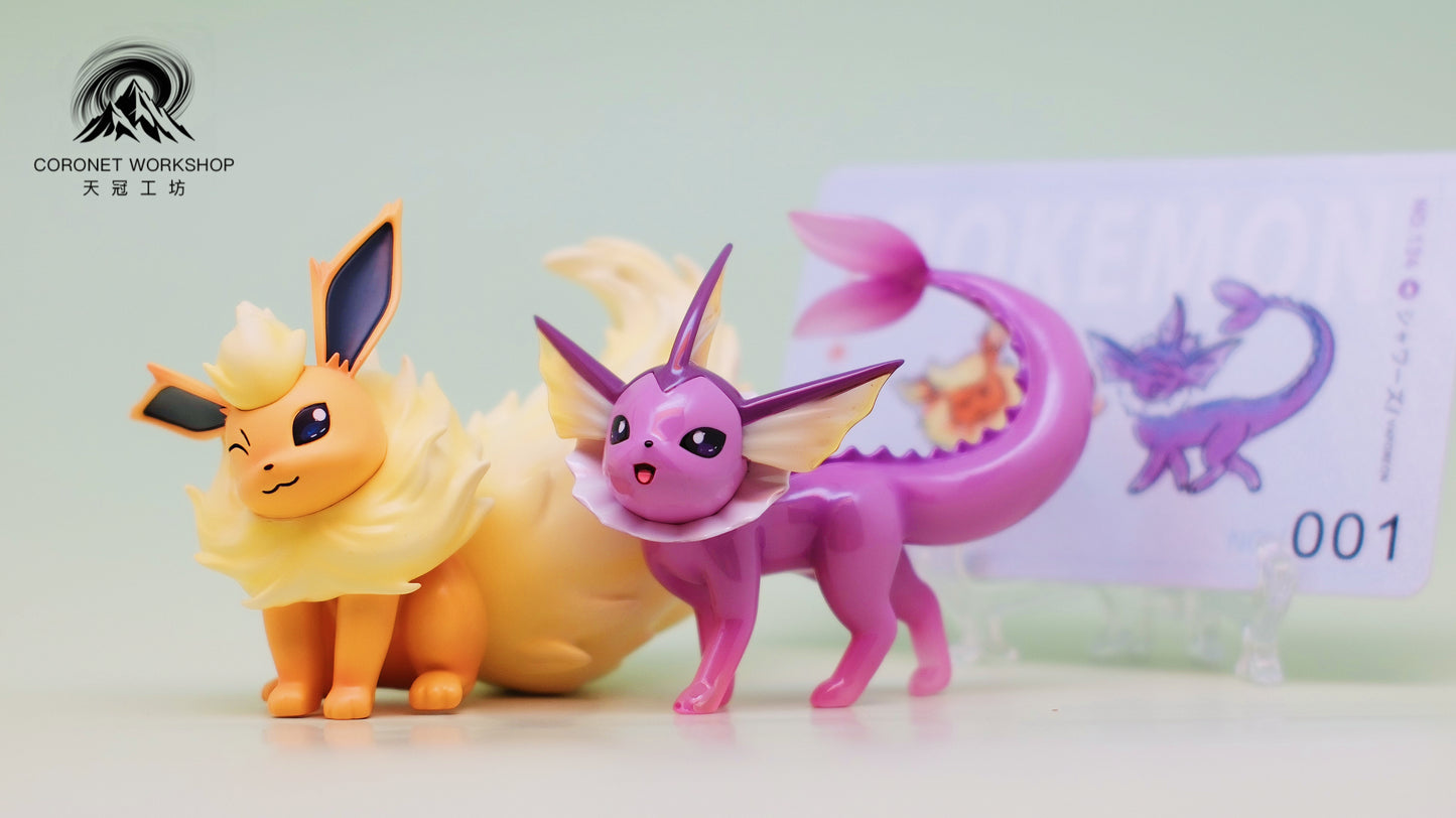 [IN STOCK] 1/20 Scale World Figure [CORONET] - Vaporeon & Flareon