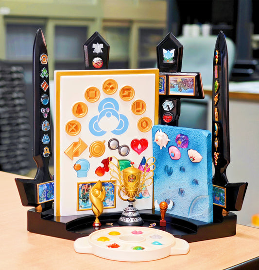 [IN STOCK] 1/20 Scale Accessories [LUCKY WINGS] - Gym Badge & Trophy Cup