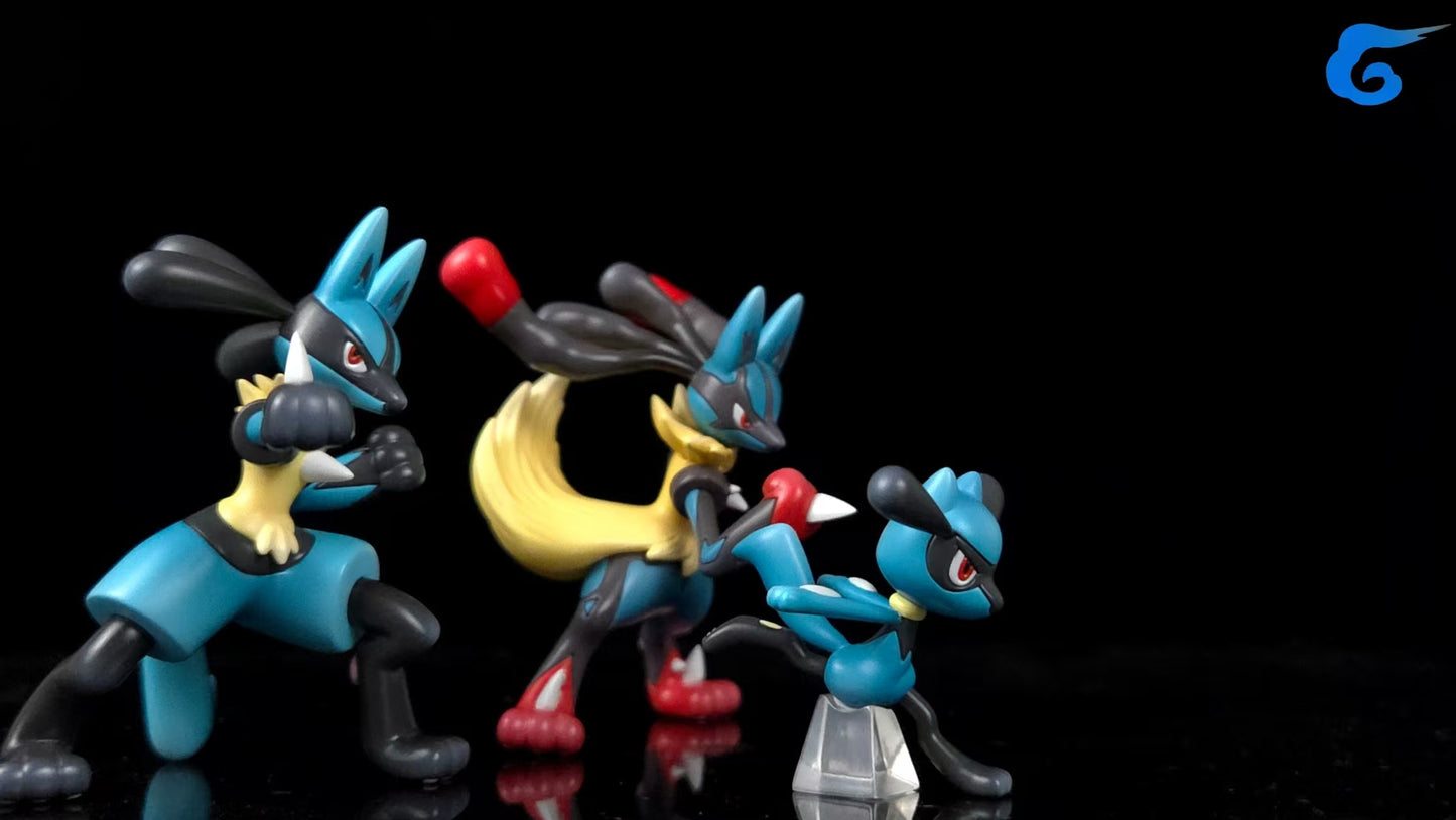 [PREORDER] 1/20 Scale World Figure [FOG] - Riolu & Lucario & Mega Lucario