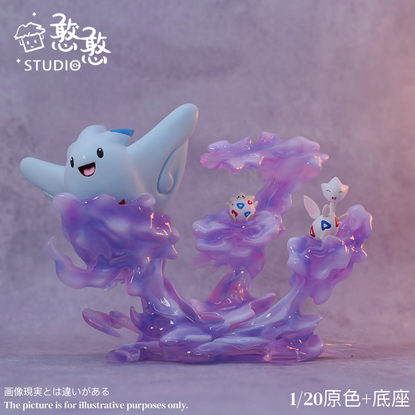 [IN STOCK] 1/20 Scale World Figure [HANHAN] - Togepi & Togetic & Togekiss