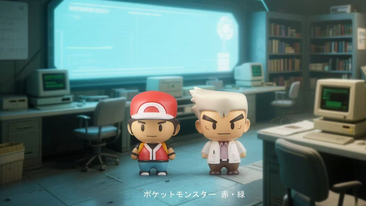 [IN STOCK] Mini figure [BRAVIARY] - Red (Adventures) & Professor Samuel Oak