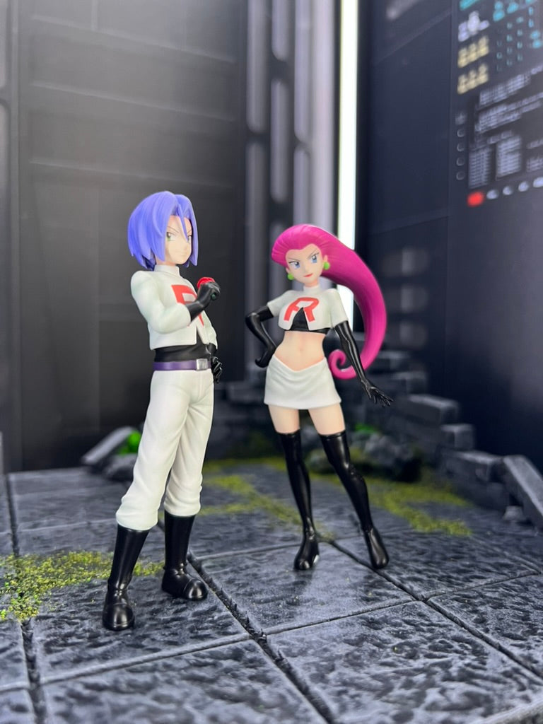 [IN STOCK] 1/20 Scale World Figure [JB] - Jessie & James & Meowth & Wobbuffet