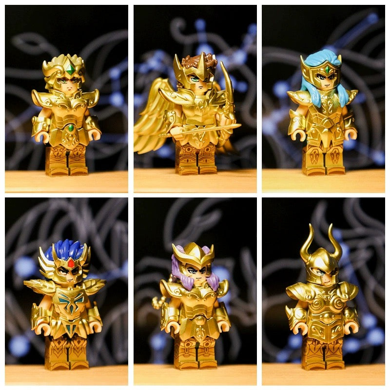 [IN STOCK] Custom Designed Minifigure [MINIFIGURE WORLD] - Gold Saint