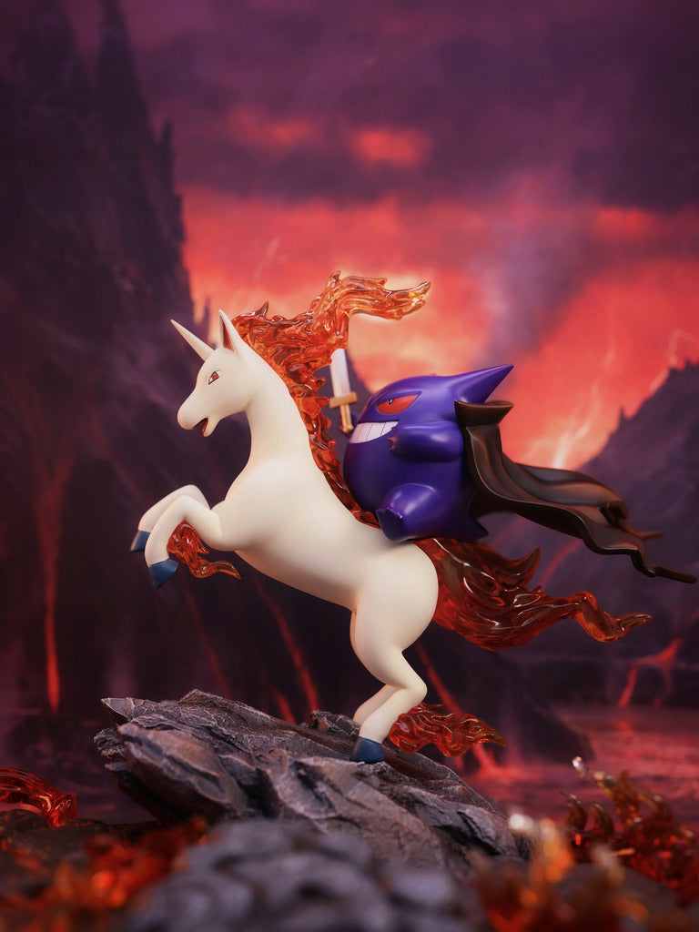 [PREORDER] Mini Statue [SUN] - Rapidash & Gengar