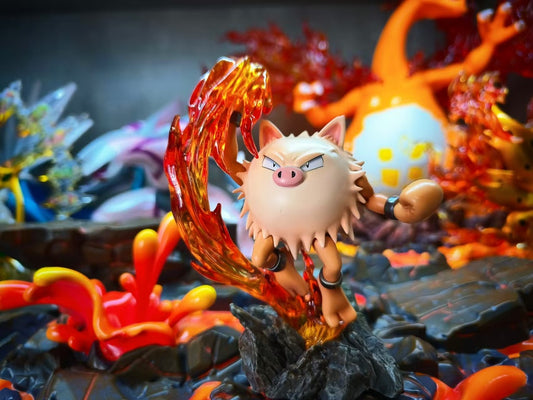 [IN STOCK] 1/20 Scale World Figure [WONDER] - Mankey & Primeape