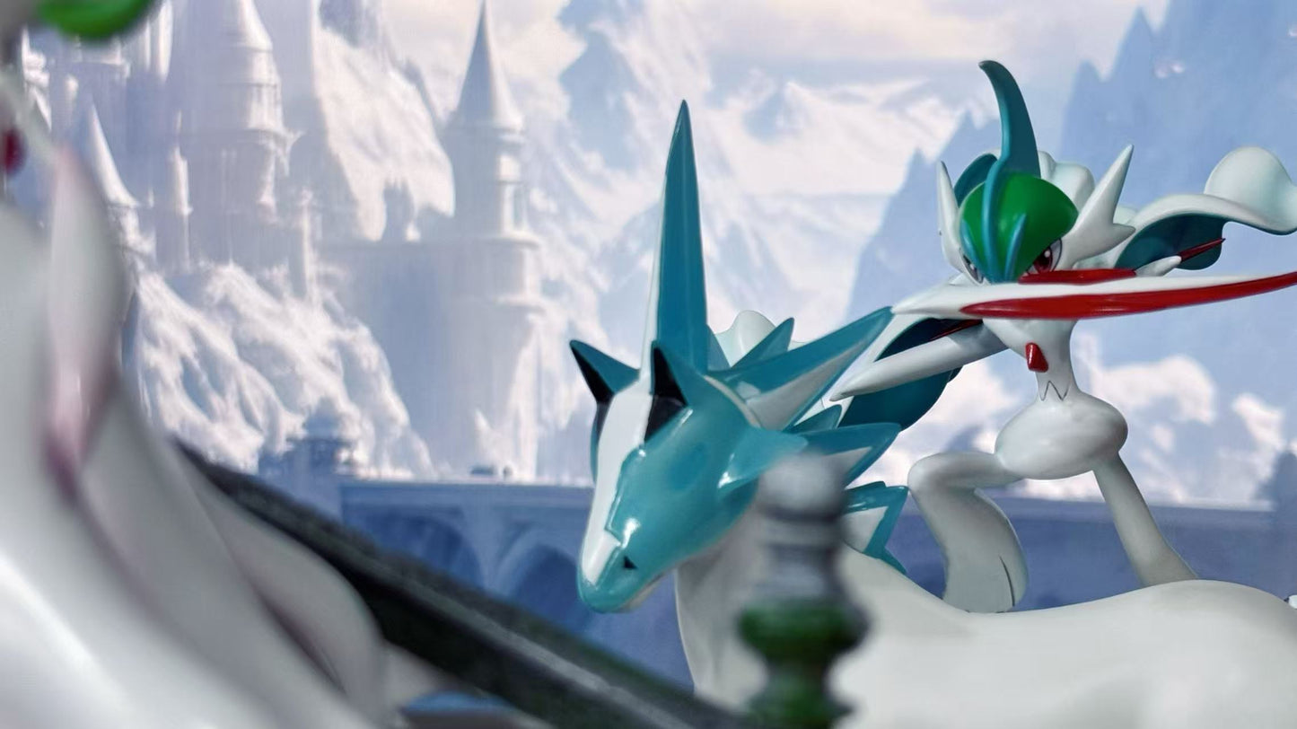 [IN STOCK] 1/20 Scale World Figure [PALLET TOWN] - Mega Gardevoir & Mega Gallade