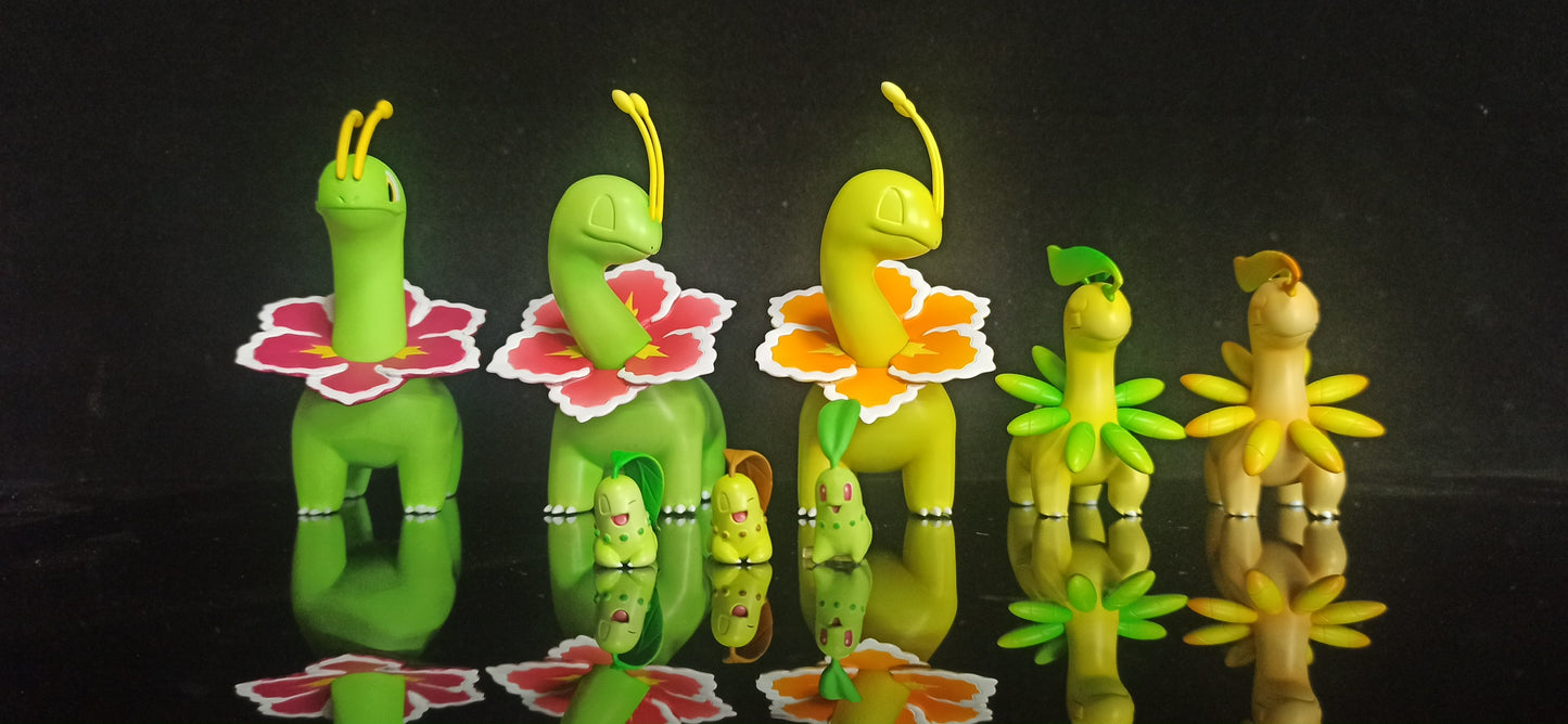 [PREORDER] 1/20 Scale World Figure [LM] - Chikorita & Bayleef & Meganium