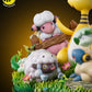 [PREORDER] Mini Statue [MOON SHADOW] - Mareep & Flaaffy & Ampharos & Cottonee & Whimsicott & Wooloo