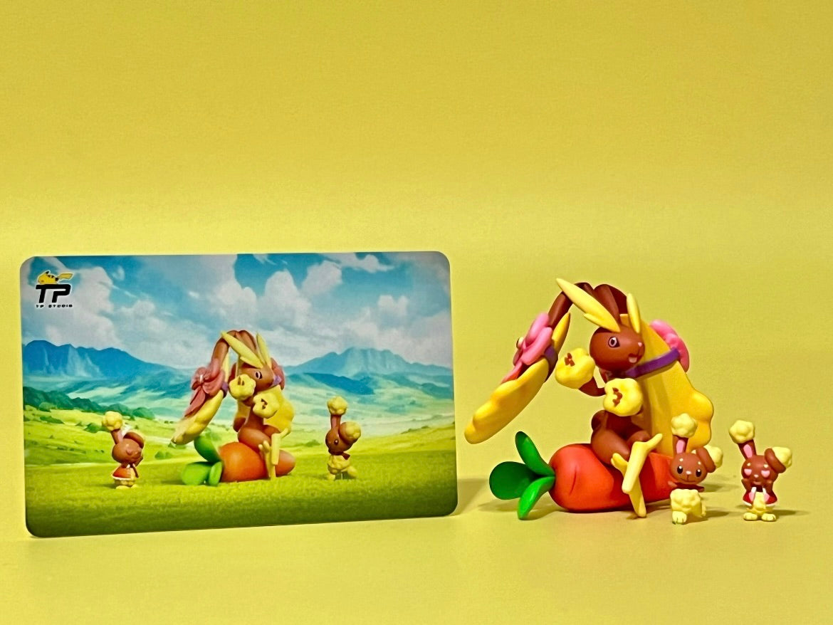 [IN STOCK] 1/20 Scale World Figure [TP] - Buneary & Lopunny & Mega Lopunny