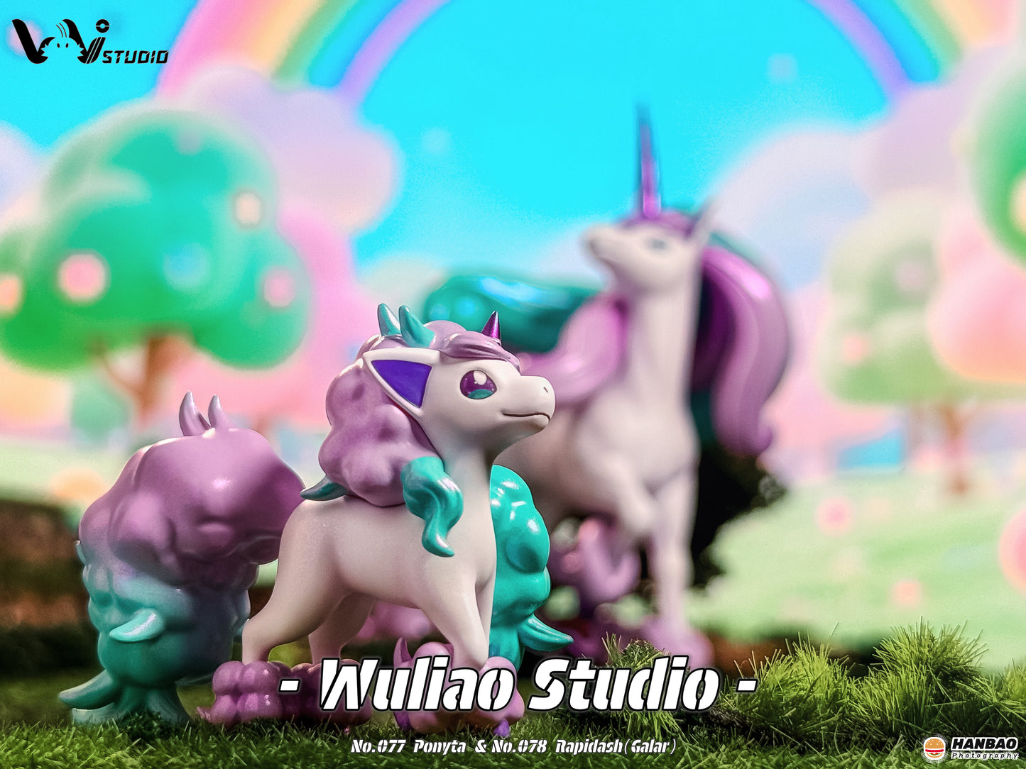 [IN STOCK] 1/20 Scale World Figure [WU] - Galarian Ponyta & Rapidash