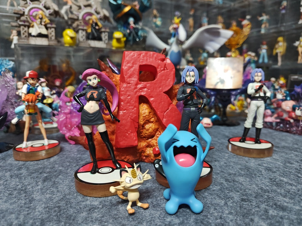 [IN STOCK] 1/20 Scale World Figure [JB] - Jessie & James & Meowth & Wobbuffet