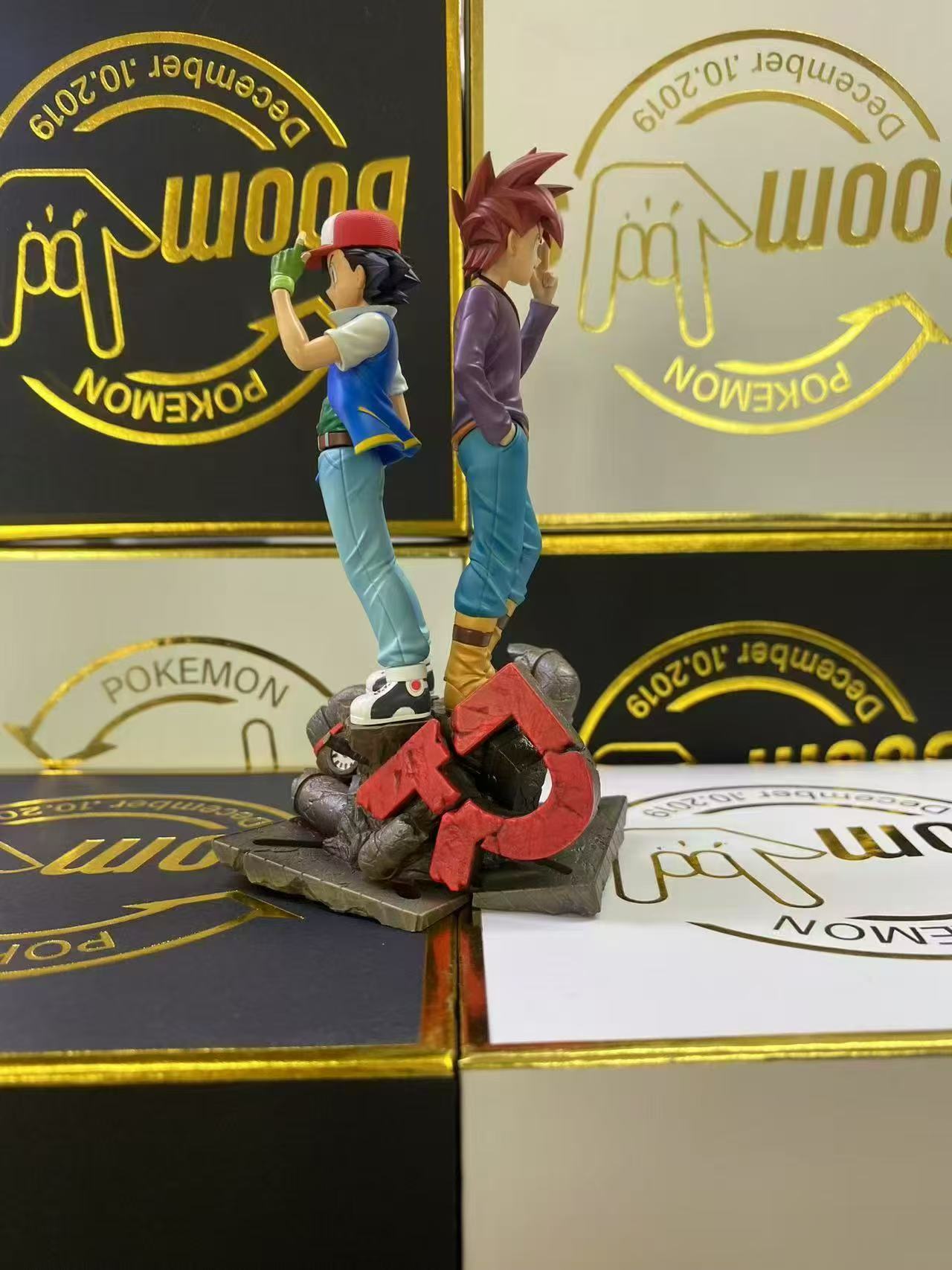 [PREORDER] 1/20 Scale World Figure [BOOM] - Ash Ketchum & Gary