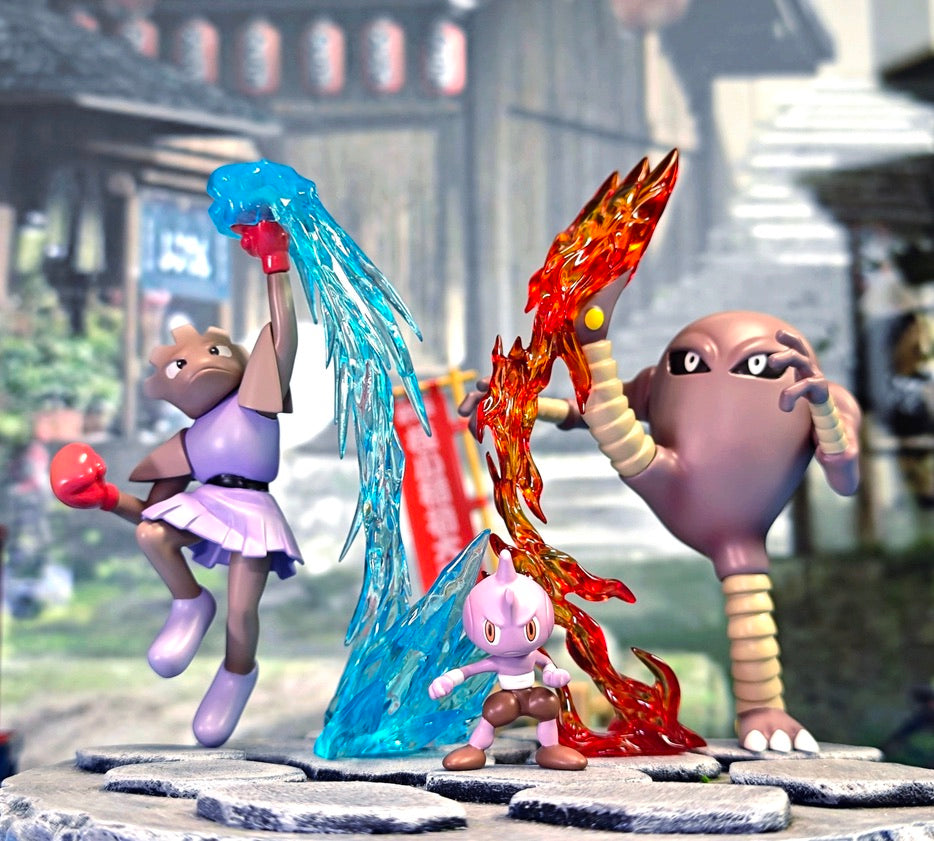 [IN STOCK] 1/20 Scale World Figure [MAOYOU] - Hitmonlee & Hitmonchan & Tyrogue