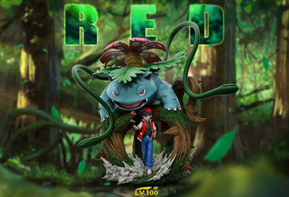 [PREORDER] 1/20 Scale World Figure [LV100 Club] - Red (Adventures) & Venusaur