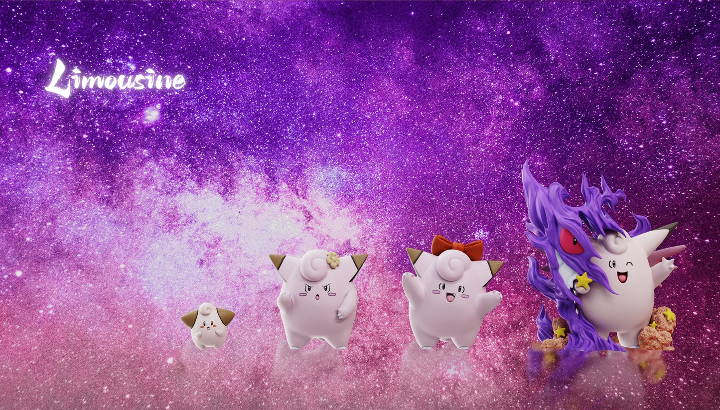 [PREORDER] 1/20 Scale World Figure [LIMOUSINE] - Clefairy & Clefable & Cleffa