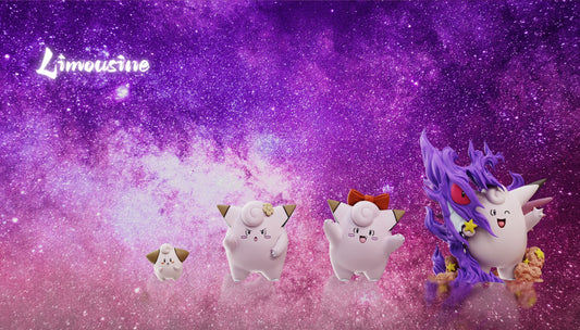 [PREORDER] 1/20 Scale World Figure [LIMOUSINE] - Clefairy & Clefable & Cleffa