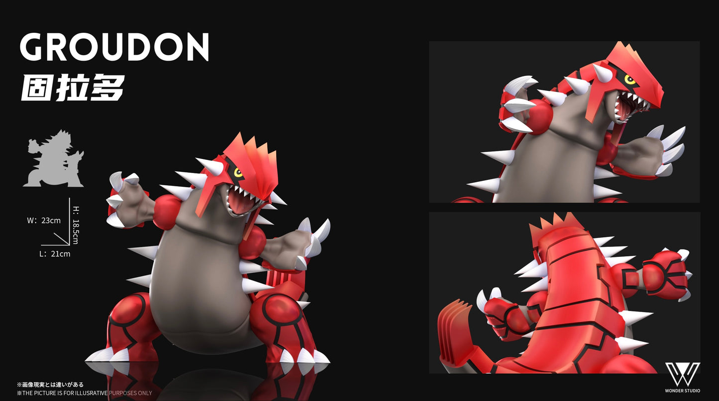 [PREORDER] 1/20 Scale World Figure [WONDER] - Groudon & Kyogre