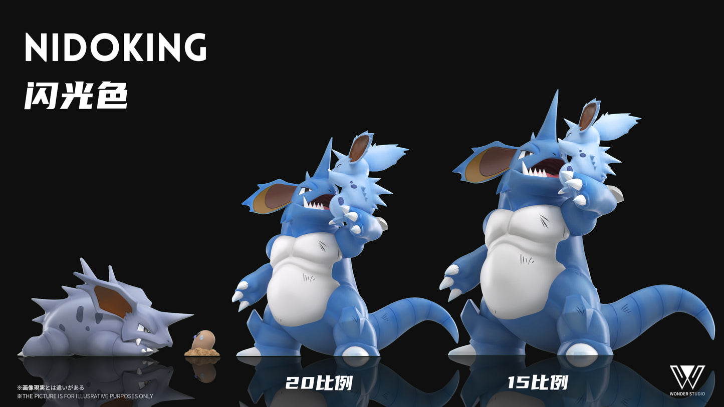 [PREORDER] 1/20 Scale World Figure [WONDER] - Nidoran♂ & Nidorino & Nidoking