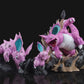 [IN STOCK] 1/20 Scale World Figure [SUN] - Nidorina & Nidorino & Nidoking
