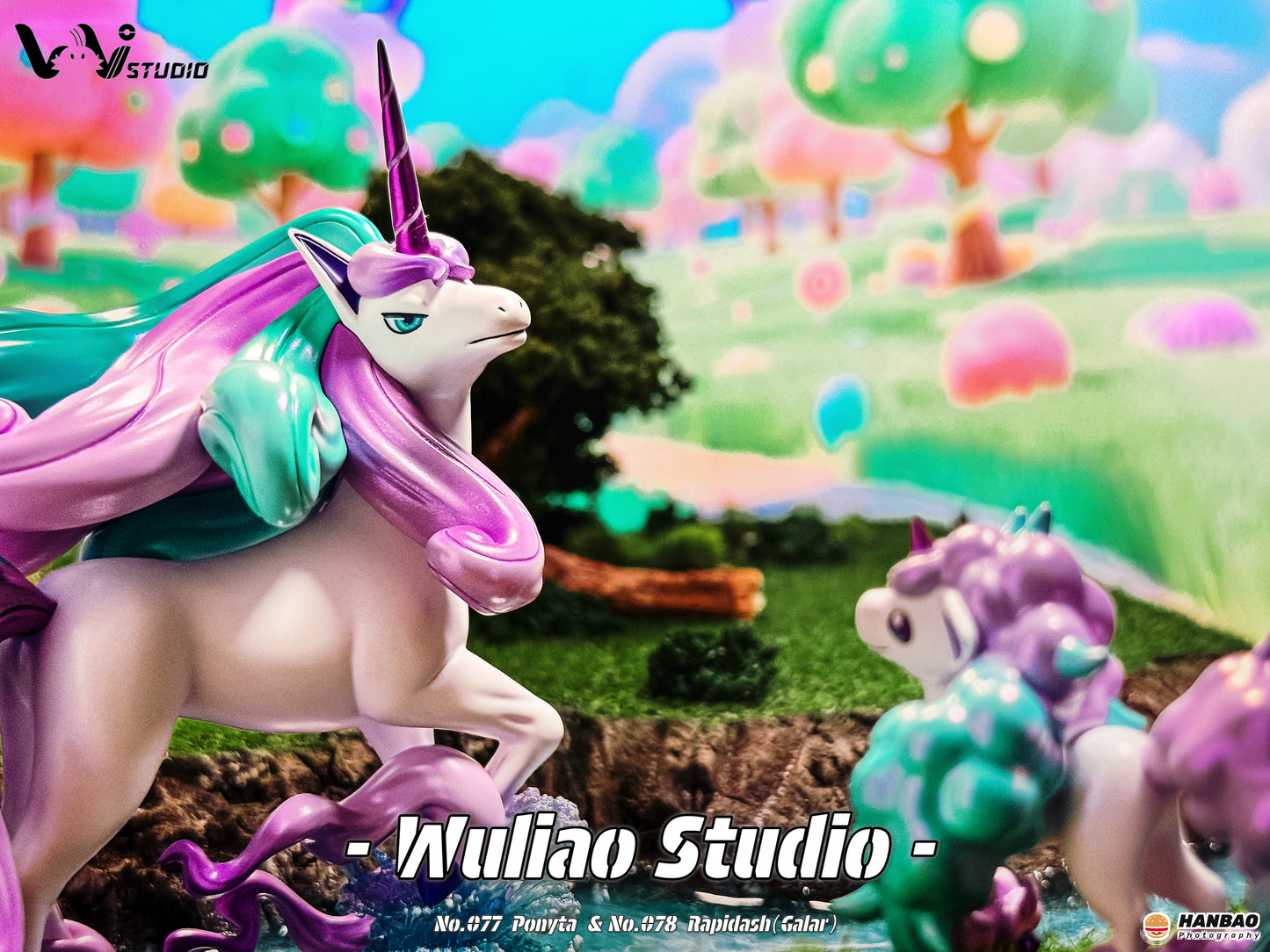 [IN STOCK] 1/20 Scale World Figure [WU] - Galarian Ponyta & Rapidash
