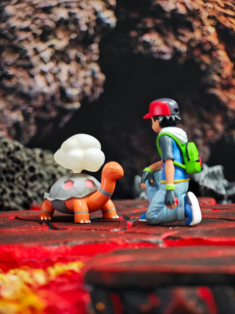 [IN STOCK] 1/20 Scale World Figure [POKEDEX MOMENT] - Flannery & Torkoal