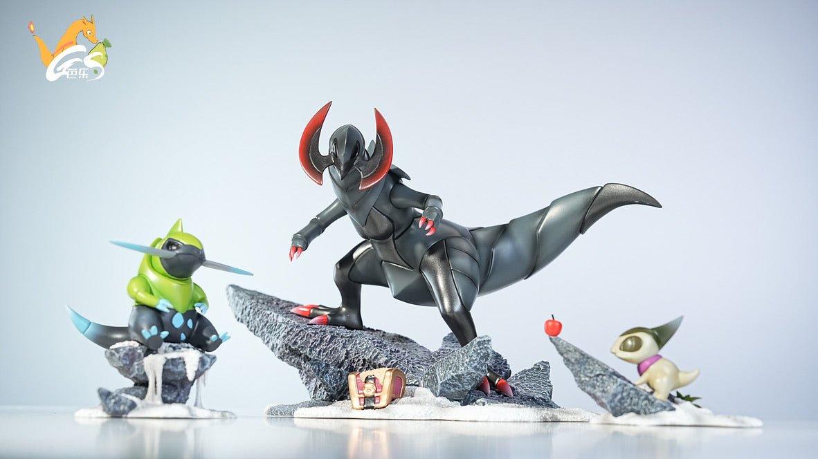[PREORDER] 1/20 Scale World Figure [BALE] - Axew & Fraxure & Haxorus