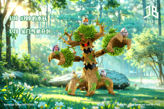 [PREORDER] 1/20 Scale World Figure [JB] - Trevenant & Pidgey & Taillow & Starly & Pidove & Fletchling