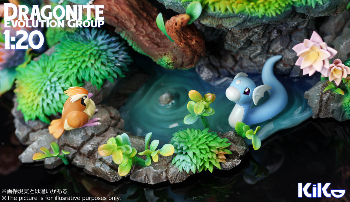 [PREORDER] 1/20 Scale World [KIKO] - Bulbasaur & Pidgey & Dratini & Dragonair & Dragonite & Goomy