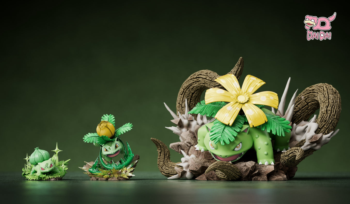 [PREORDER] 1/20 Scale World Figure [DAIDAI] - Bulbasaur & Ivysaur & Venusaur